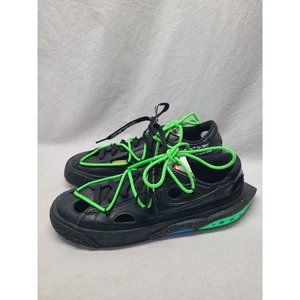 Nike Blazer Low x Off-White ‘77 Black Electro Green Mens Size 6.5 DH7863-100